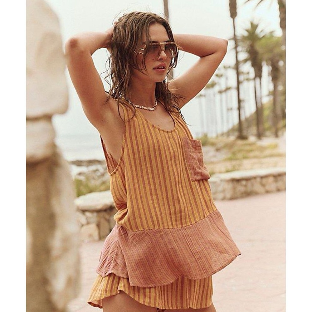 Free People Annabelle Top & Short Set